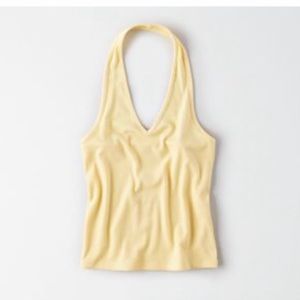 American Eagle Yellow Halter top
